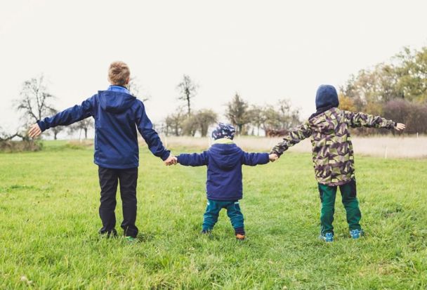 Children playing outside