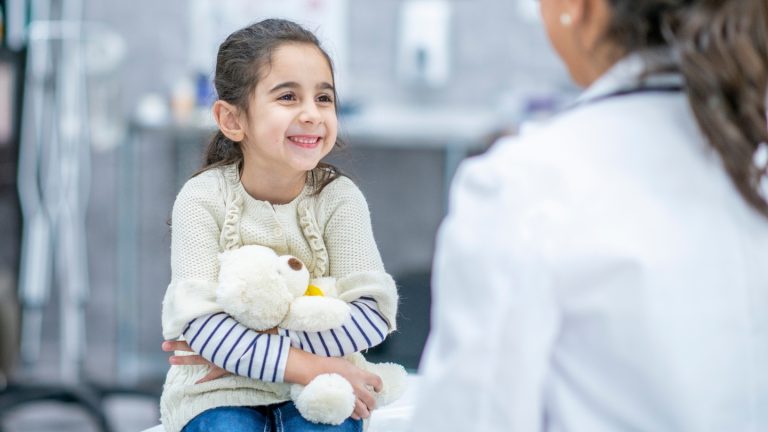 Child in a Speech Therapy Session