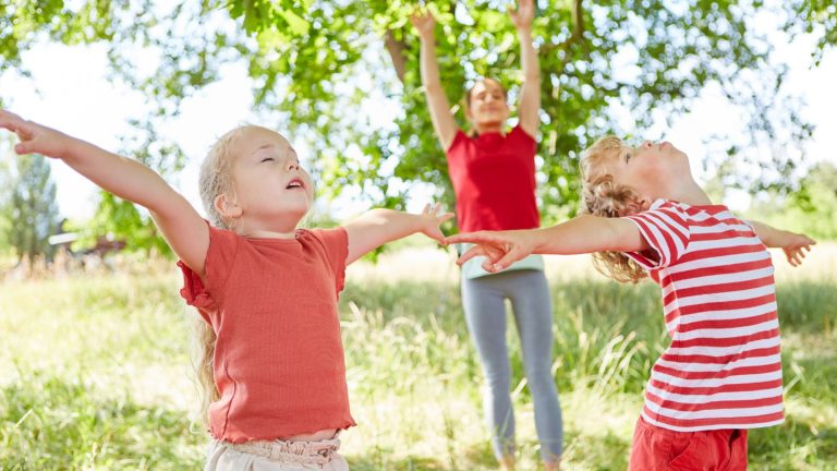 children expressing lots of emotion